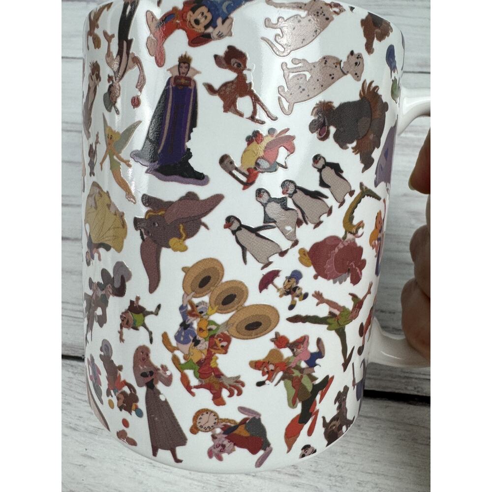 Disney‎ Ink & Paint Color Changing Ceramic Coffee Mug Cup Character Silhouettes - Picture 16 of 16